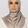 Anecdotte Reed Satin Shawl Coffee Front