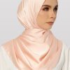 Anecdotte Reed Satin Shawl Peach Right