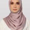 Anecdotte Reed Satin Shawl Sweet Pink Front