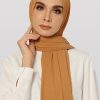 Faith Pleated Shawl Cinnamon