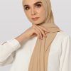 Faith Pleated Shawl Latte