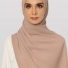 Faith Pleated Shawl_Sandy Brown