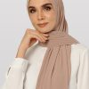 Faith Pleated Shawl_Sandy Brown