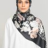 Anecdotte-Meadow-Chryseis-Satin-Shawl-Black