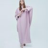 CHLOE Jubah Kaftan Lavender Style Pose 2