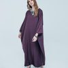 CHLOE Kaftan Burgundy Style Pose 1