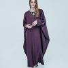 CHLOE Kaftan Burgundy Style Pose 2