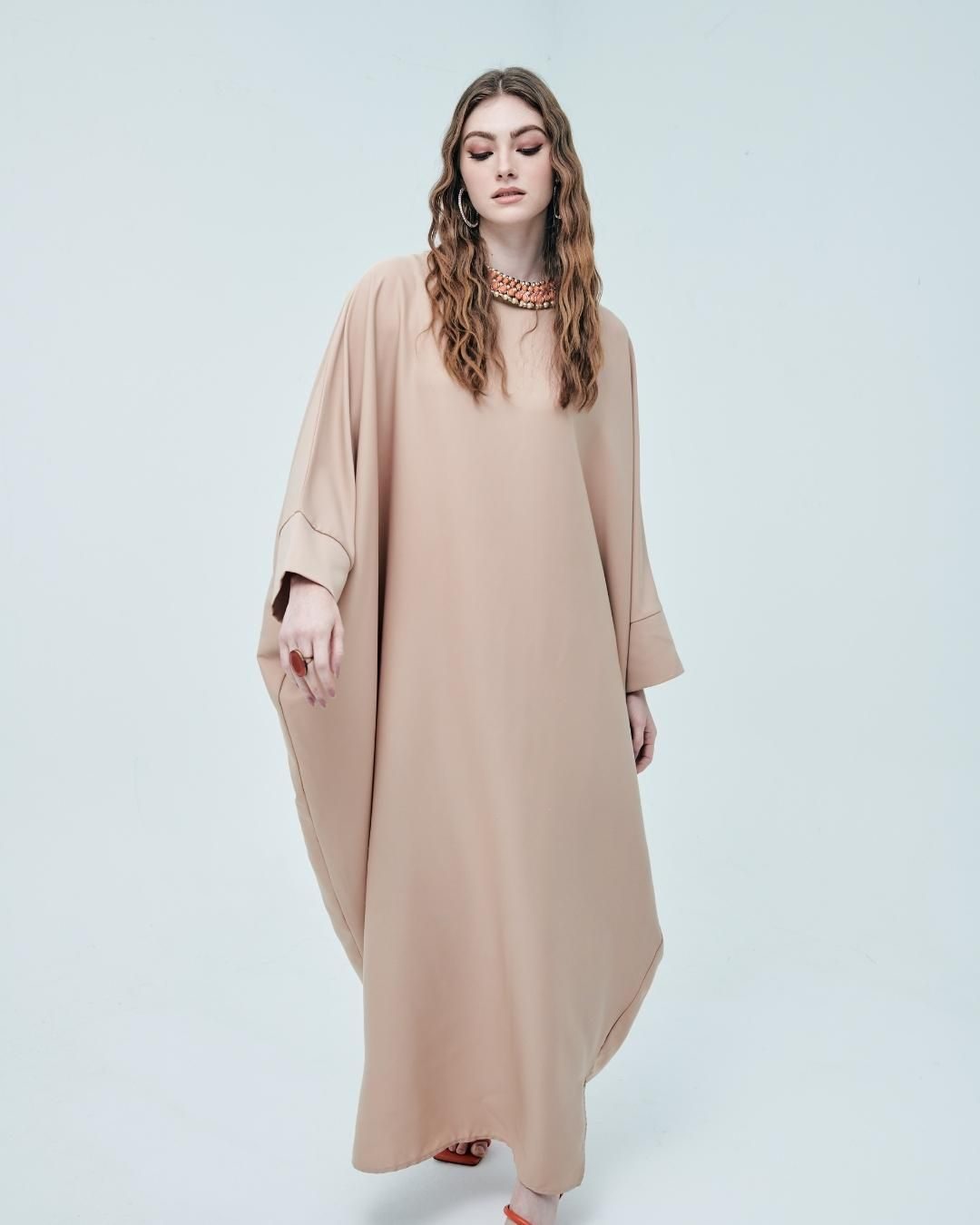 CHLOE Kaftan Latte Style Pose 2