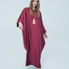 CHLOE Kaftan Maroon Style Pose 2