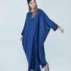 CHLOE Kaftan Navy Blue Style Pose 1