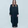 CLARISSE Jubah Kaftan Black Front