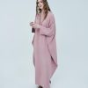 CLARISSE Jubah Kaftan Dusty Pink Style Pose 2