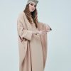 CLARISSE Jubah Kaftan Nude Style Pose 1