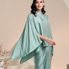 Petra Kurung Kaftan Mint Green Style Pose