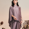 Petra Kurung Kaftan Purple Close Up