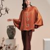 Baju Kurung Blouse Savonne Copper Full LENGTH