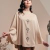 Baju Kurung Blouse Savonne Ivory Front 2